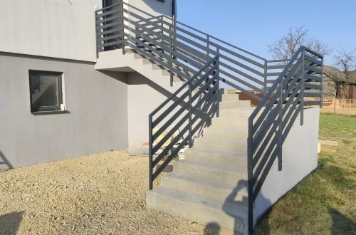 balustrada schodowa zewnętrzna